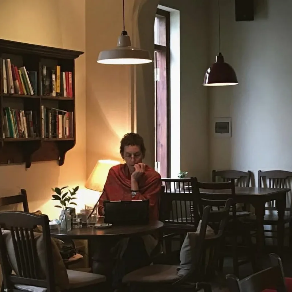 Warm and cozy interior design with rustic decor